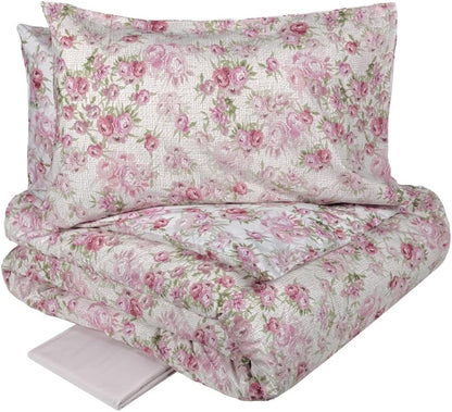 Fazzini complete double duvet cover in Pure Cotton Percale art. Botanical Paper