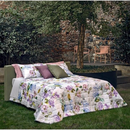 Fazzini double duvet cover set (without bottom sheet) in Pure Cotton Percale art. Camelia