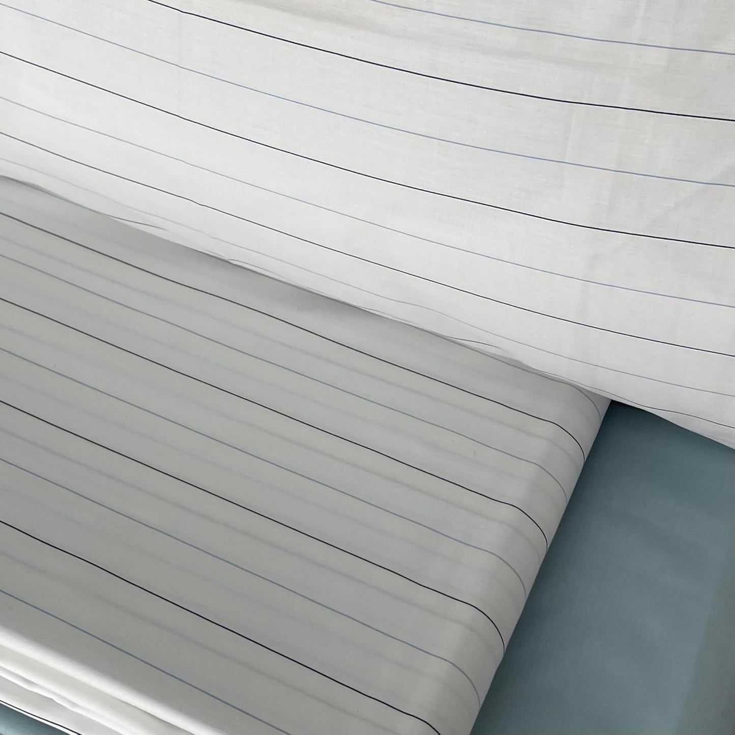 Mirabello Completo Lenzuola Letto Due Piazze in Puro Percalle di Cotone art. Bristol