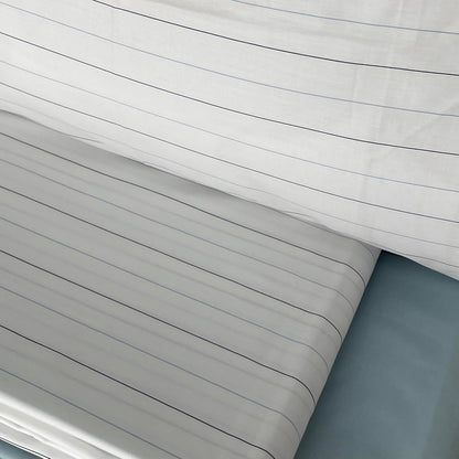 Mirabello Completo Lenzuola Letto Due Piazze in Puro Percalle di Cotone art. Bristol