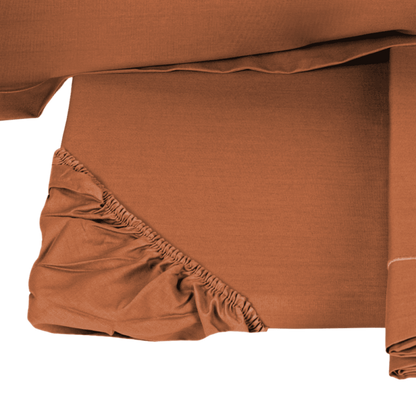 Fazzini Completo Lenzuola matrimoniali in Percalle di Puro Cotone 200TC Art. Teseo