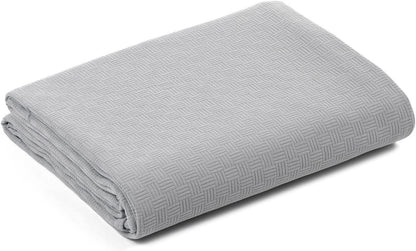 Caleffi Copriletto per letto singolo di puro cotone peso leggero cm. 170x260 Colore Grigio art. Rodeo