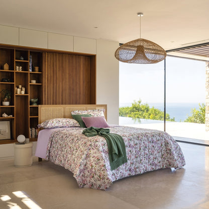Fazzini completo lenzuola per letto singolo in Puro Percalle di Cotone art. Corolle