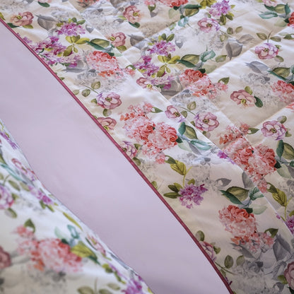 Fazzini completo lenzuola per letto singolo in Puro Percalle di Cotone art. Corolle