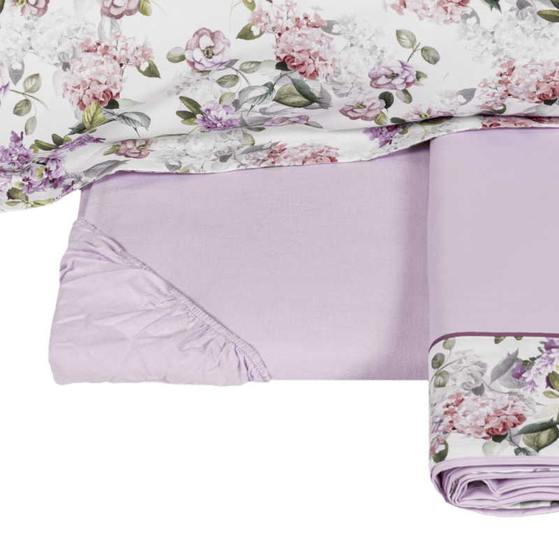 Fazzini completo lenzuola per letto singolo in Puro Percalle di Cotone art. Corolle