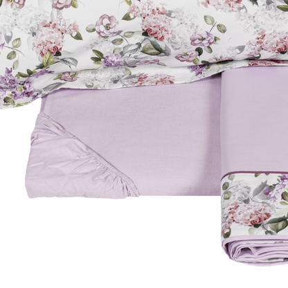 Fazzini completo lenzuola per letto singolo in Puro Percalle di Cotone art. Corolle
