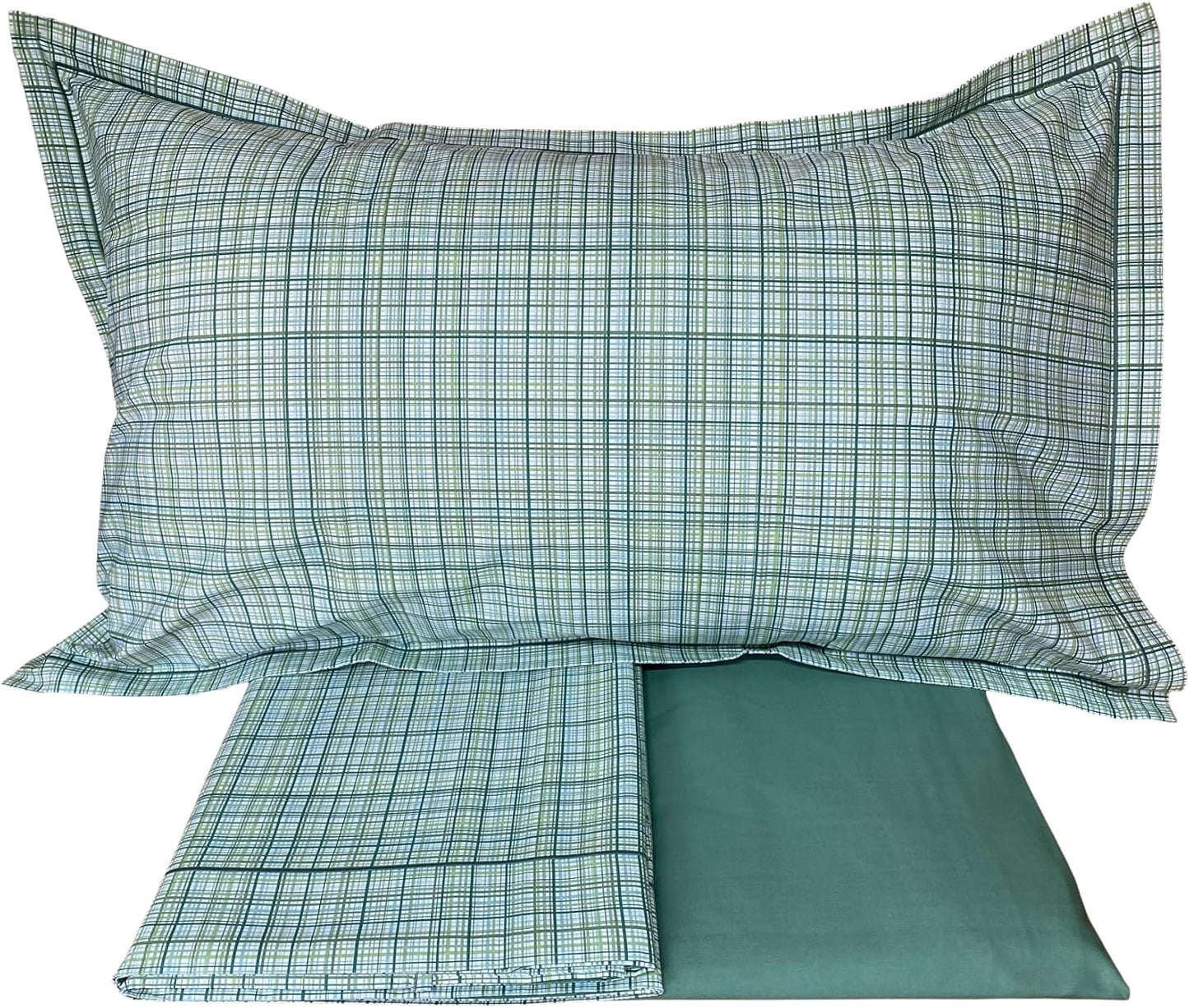 Fazzini completo lenzuola matrimoniali in Puro Percalle di Cotone art. Criss Cross