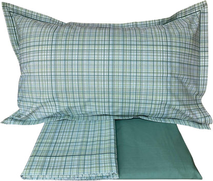 Fazzini completo lenzuola matrimoniali in Puro Percalle di Cotone art. Criss Cross