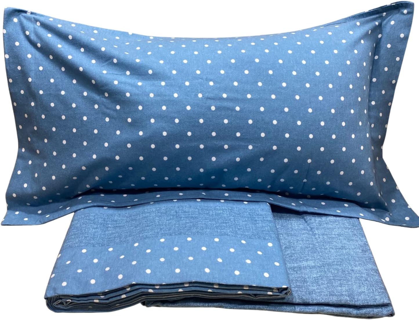 Jolie Firenze Single and a half bed set Warm cotton flannel design. Polka dots