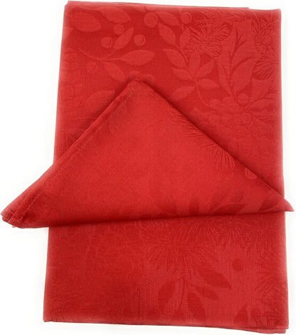 Gabel Servizio da Tavola linea Buon Natale art. Enchanted in prezioso tessuto jacquard di puro cotone