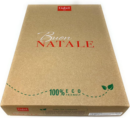 Gabel Servizio da Tavola linea Buon Natale art. Enchanted in prezioso tessuto jacquard di puro cotone