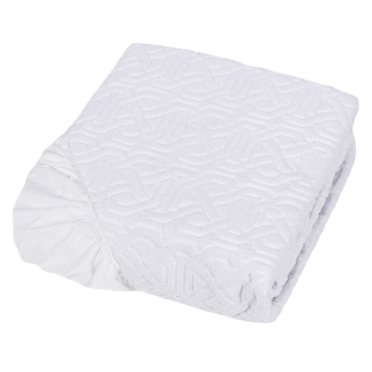 Fazzini Coprimaterasso in Spugna di Puro Cotone Jacquard art. Erre