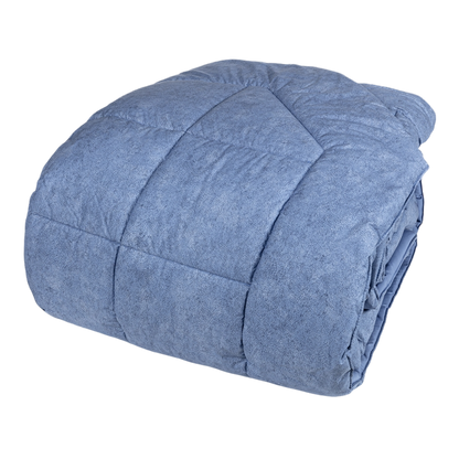 Fazzini trapunta matrimoniale peso invernale in Puro Percalle di Cotone tinto e sovrastampato art. Galuchat cm. 270x270