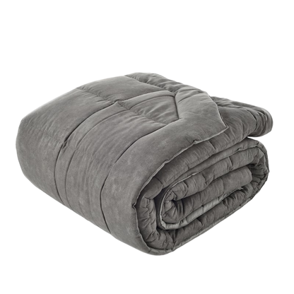 Fazzini trapunta matrimoniale peso invernale in Puro Percalle di Cotone tinto e sovrastampato art. Galuchat cm. 270x270