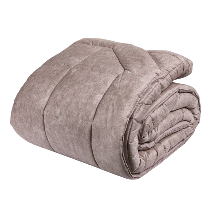 Fazzini trapunta matrimoniale peso invernale in Puro Percalle di Cotone tinto e sovrastampato art. Galuchat cm. 270x270