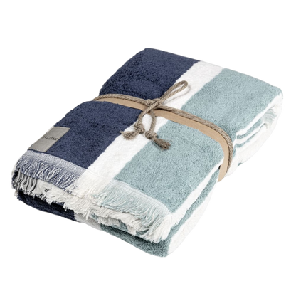 Fazzini Telo Bagno in Pura Spugna Idrofila tinta in filo melange art. Gradazioni