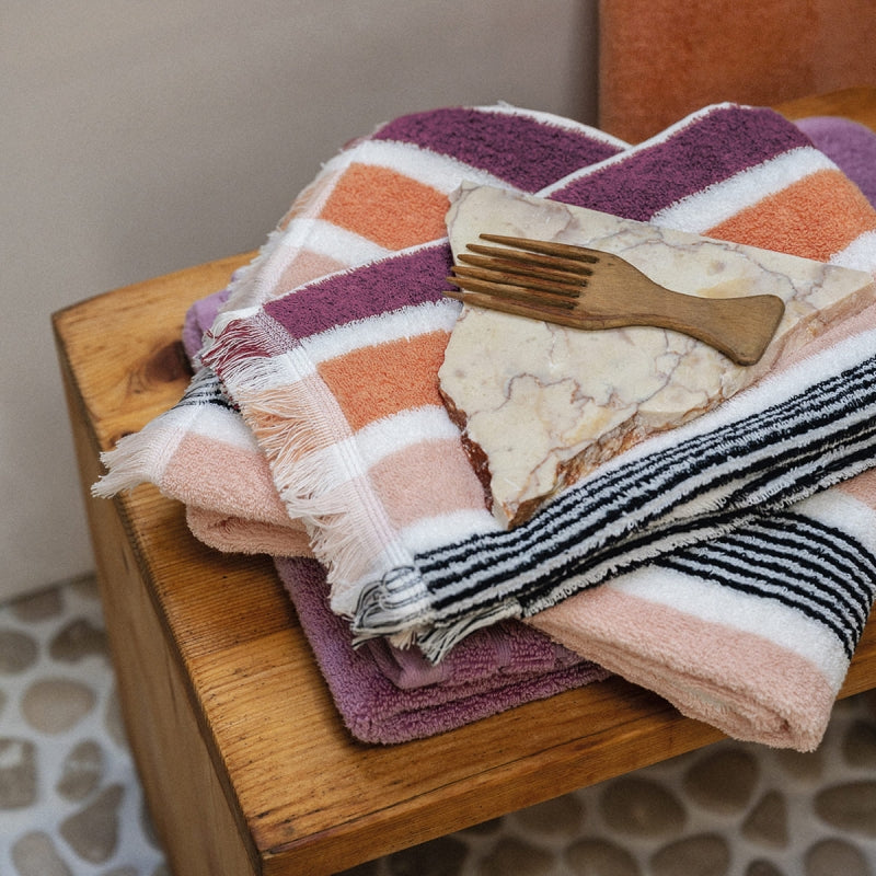 Fazzini Telo Bagno in Pura Spugna Idrofila tinta in filo melange art. Gradazioni