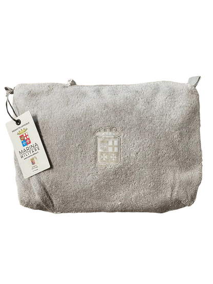 Marina Militare beauty case in pura spugna idrofila e chiusura con zip