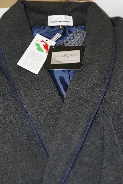 Vestaglia da Camera per Uomo in Lana e Cashmere modello Scialle Classico art. Londra