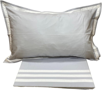 Mirabello Double Duvet Cover Set Brera Line in Cotton Percale (without bottom sheet) item Hilton