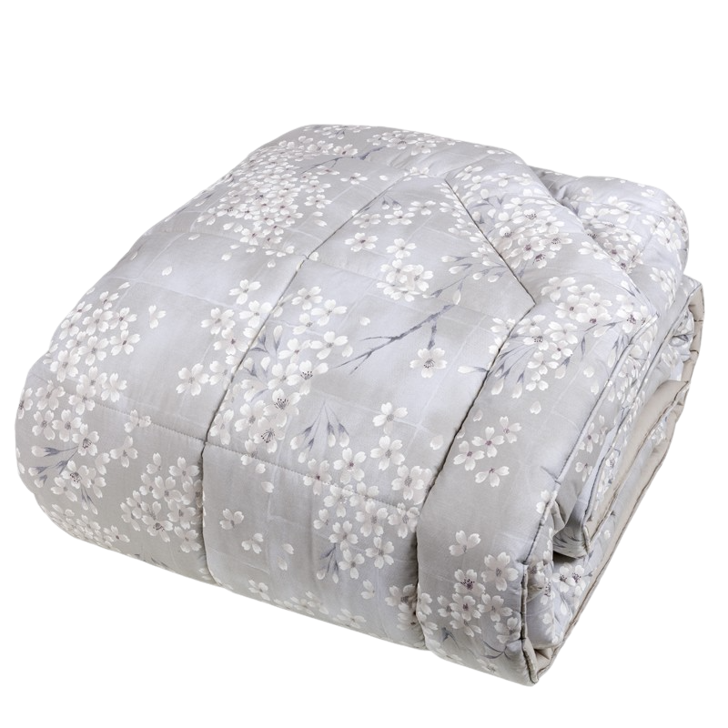 Fazzini Trapunta matrimoniale peso invernale in Puro Percalle di Cotone art. Kimono