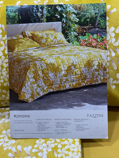 Fazzini winter quilt for one and a half square in Pure Cotton Percale art. Kimono