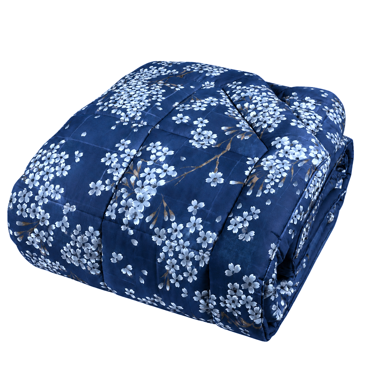 Fazzini Trapunta matrimoniale peso invernale in Puro Percalle di Cotone art. Kimono