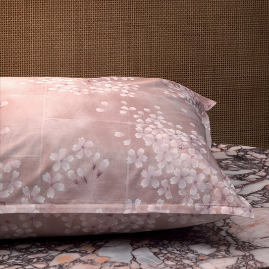 Parure de couette double Fazzini (sans le drap inférieur) en percale pur coton art. Kimono 