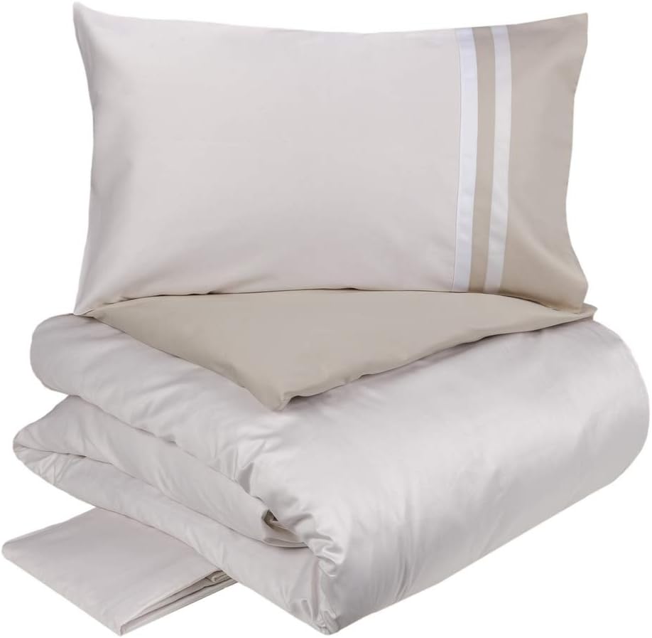 Fazzini complete double duvet cover in pure cotton satin art. Kubric 60