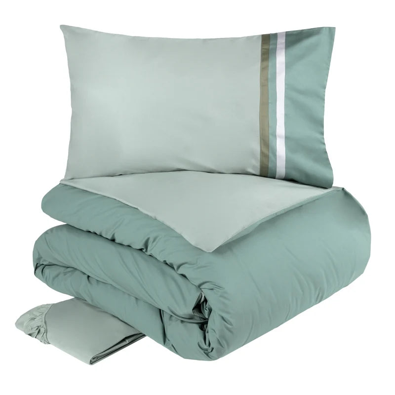 Fazzini complete double duvet cover in pure cotton satin art. Kubric 60