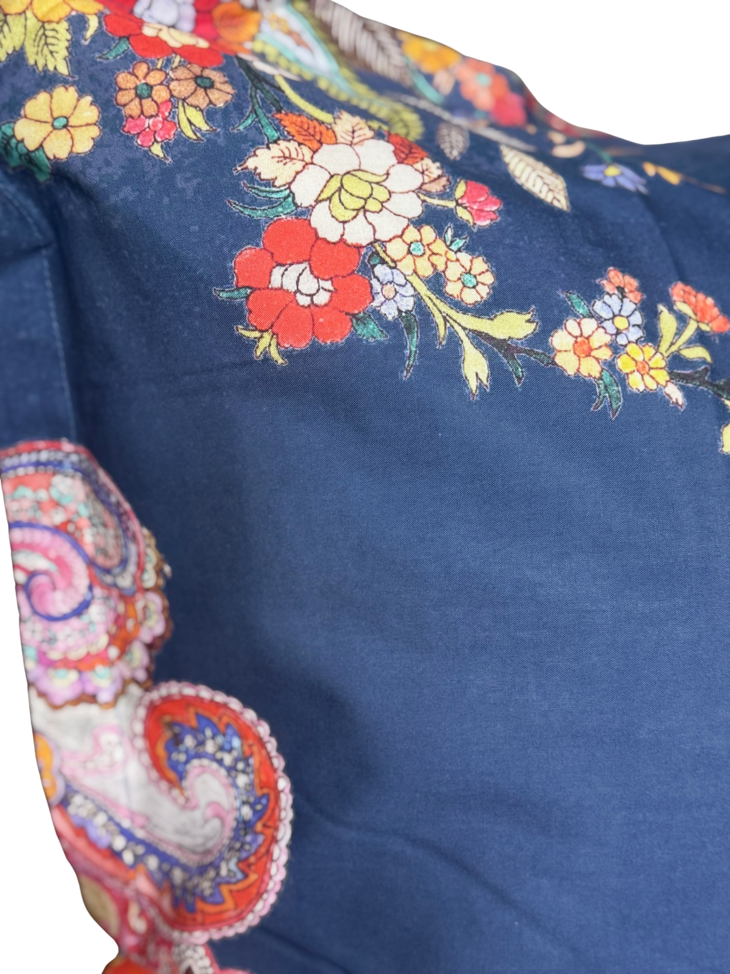 Mirabello Completo Lenzuola letto Due piazze in fine Percalle di Cotone, Effetto copriletto con Doppia Balza Art. Mariposa