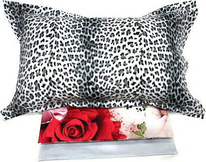 Roberto Cavalli Art Rose Leopard Double Duvet Cover Set