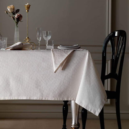 Servizio da tavola Jacquard con tovaglioli in Puro Cotone 100% Mercerizzato Piazza Pitti Art. Manhattan