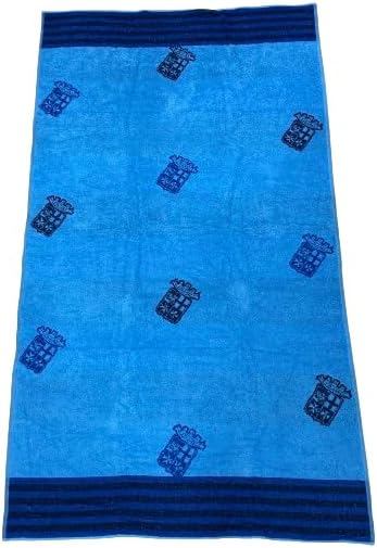 Navy Bath Towel in Pure Hydrophilic Sponge with Hedgehog Design 450 gr/m2 Art. 6M98474MM cm.100x180