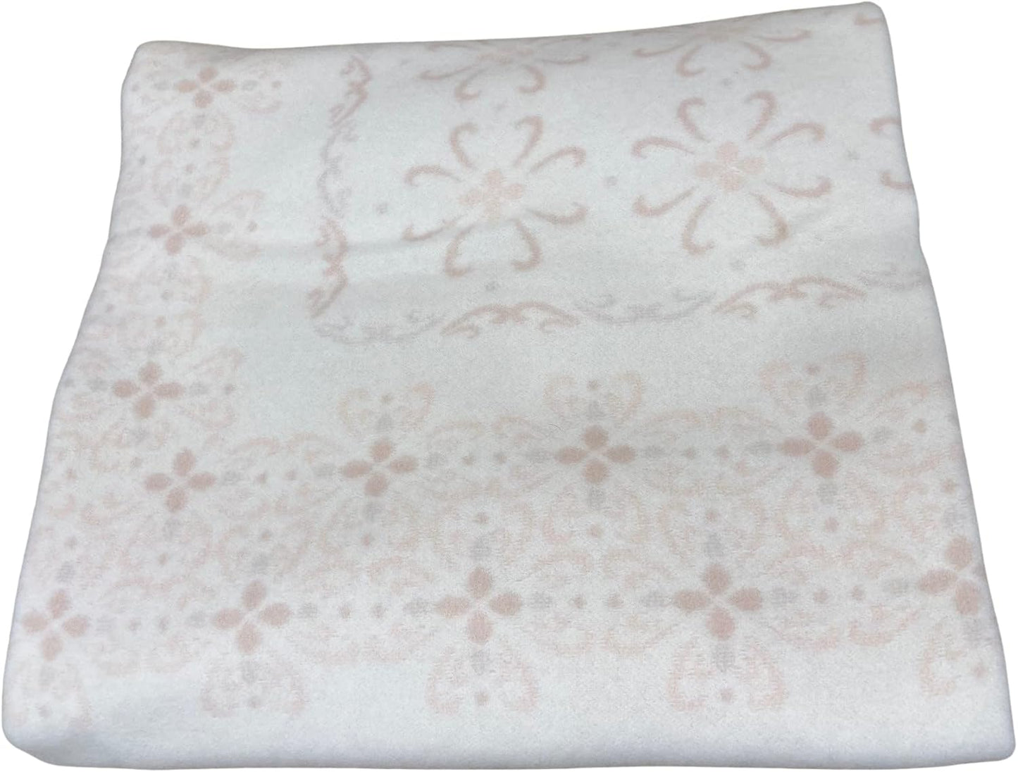 COCCOY Couverture double en pure laine vierge 100 % laine d'agneau mérinos australienne avec traitement jacquard, poids hiver 450 g/m2 Memory Art.