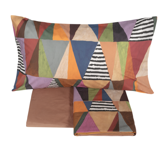 Fazzini completo lenzuola Letto Singolo effetto copriletto art. Mexico