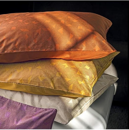 Fazzini complete double duvet cover in pure cotton satin art. Nazca