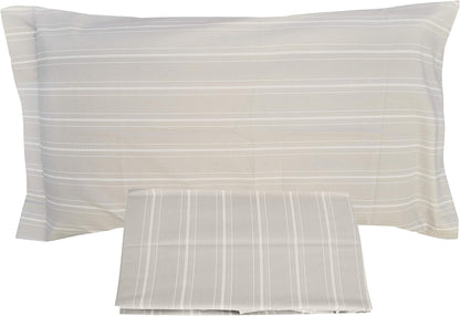 Ensemble housse de couette queen size Mirabello (sans drap de dessous) en pur coton percale 190 TC art. Oxford