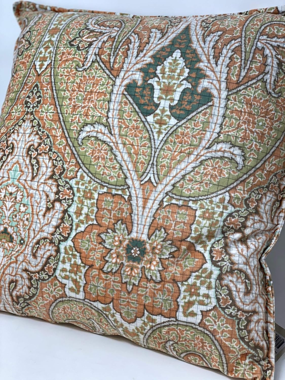 Fazzini Elegante Cuscino d'arredamento in Puro Velluto Stampa Digitale Art. Paisley cm. 50x50