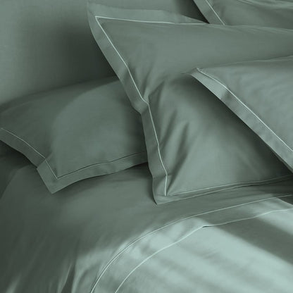 Fazzini Completo Lenzuola matrimoniali in Percalle di Puro Cotone 200TC Art. Teseo