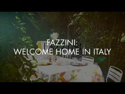 Fazzini Coppia di Asciugamani 1+1 (Viso+Ospite) in Puro Cotone 550 gr/mq Art. Square