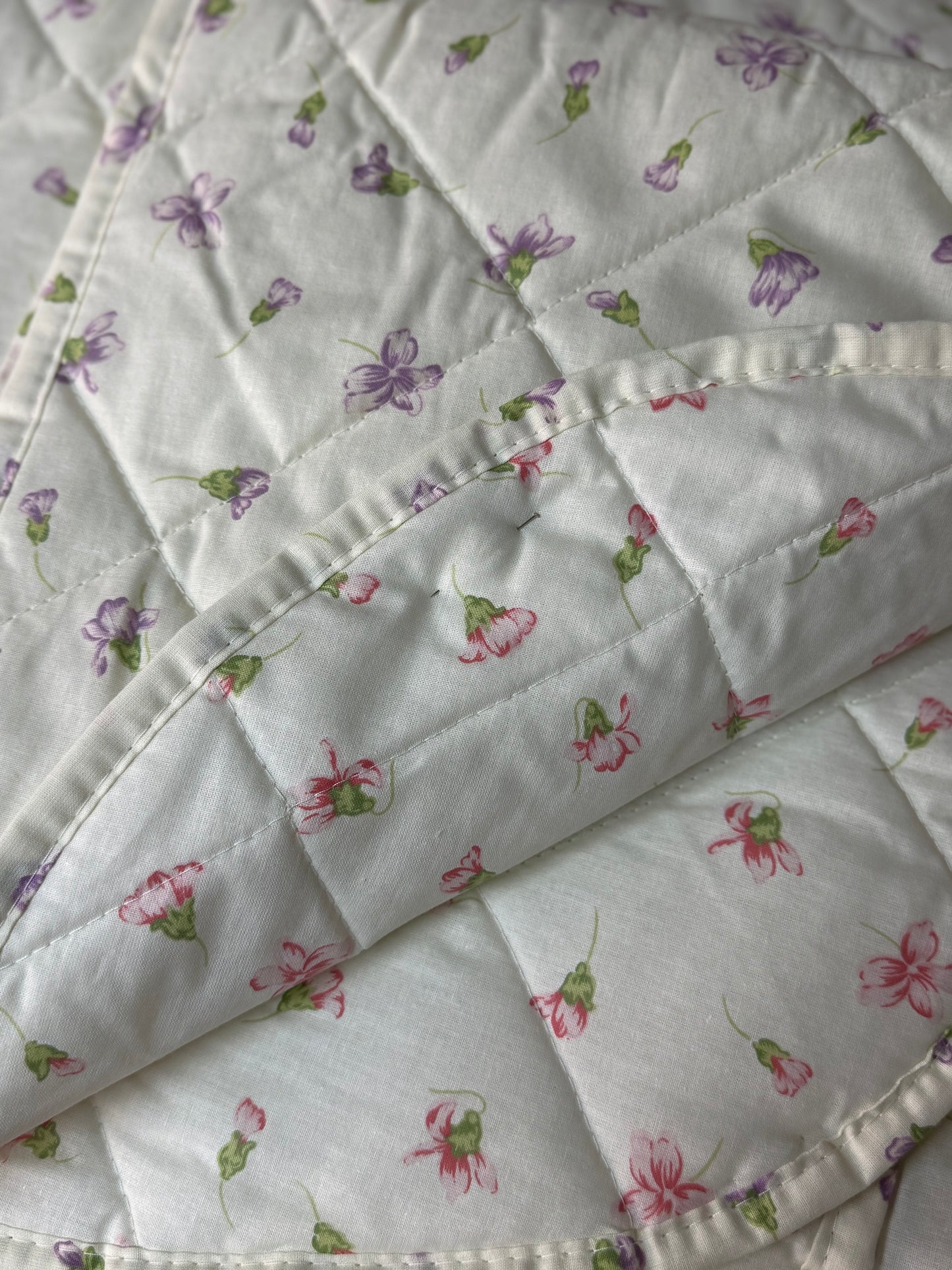 GF Ferrari Trapuntino/Quilt Mezzo Tempo In Puro Cotone Stampa Double-Face Misura Piazza e Mezza Art. Cotton