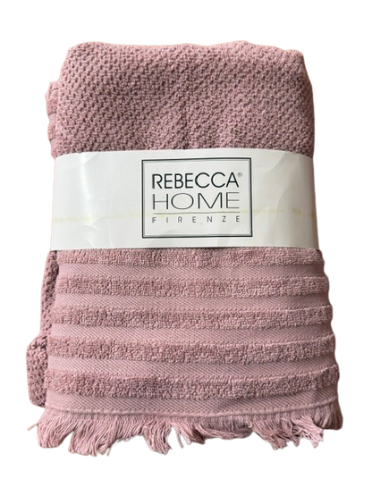 Rebecca Home coppia asciugamani 1+1 in Spugna art. Giulia