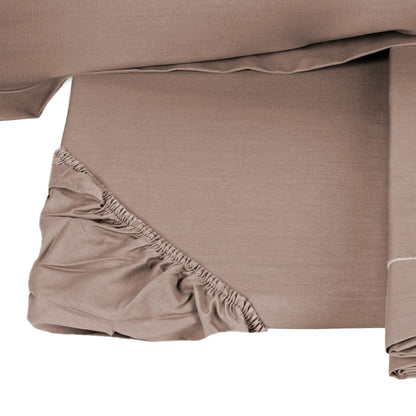 Fazzini Completo Lenzuola matrimoniali in Percalle di Puro Cotone 200TC Art. Teseo