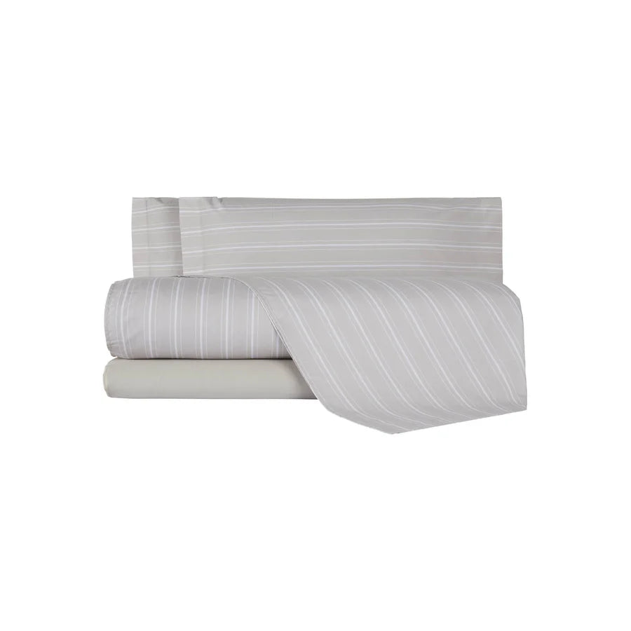 Mirabello completo lenzuola due piazze in Puro Percalle di Cotone art. Oxford