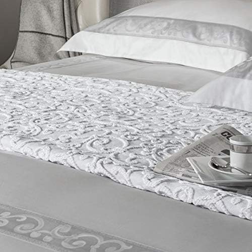 Mirabello Double Bedspread in Pure Cotton Jacquard Embossed Art. San Marco cm. 260x260