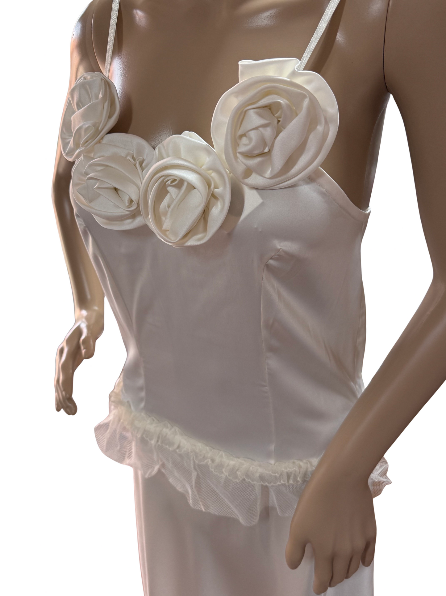 Sgarlata Home Camicia da Notte in Raso lunga art. Sefora