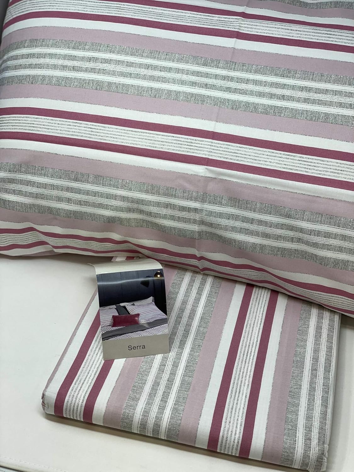 Fazzini duvet cover set (without bottom sheet) for one and a half squares in pure cotton art. Serra