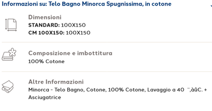 Caleffi Telo Bagno linea Spugnissima tinta unita cm. 100x150