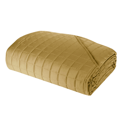 Fazzini Elegante Copriletto Quilt matrimoniale cm. 270x270 peso per mezza stagione tinta unita in Puro Raso di Cotone 300TC art. Trecento